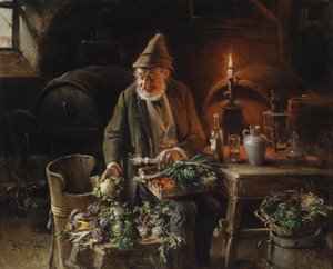 The Vegetable Seller in the Wine Cellar